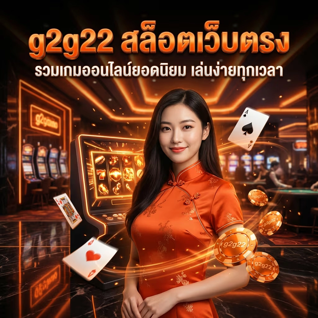 g2g22 สล็อตเว็บตรง รวมเกมออนไลน์ยอดนิยม เล่นง่ายทุกเวลา